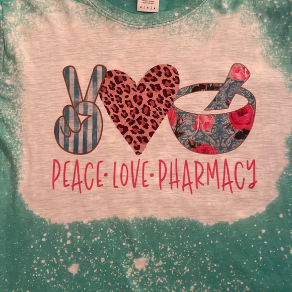 Almost New Tie Dye Pharmacy T-shirt Size Medium - Picture 3 of 4